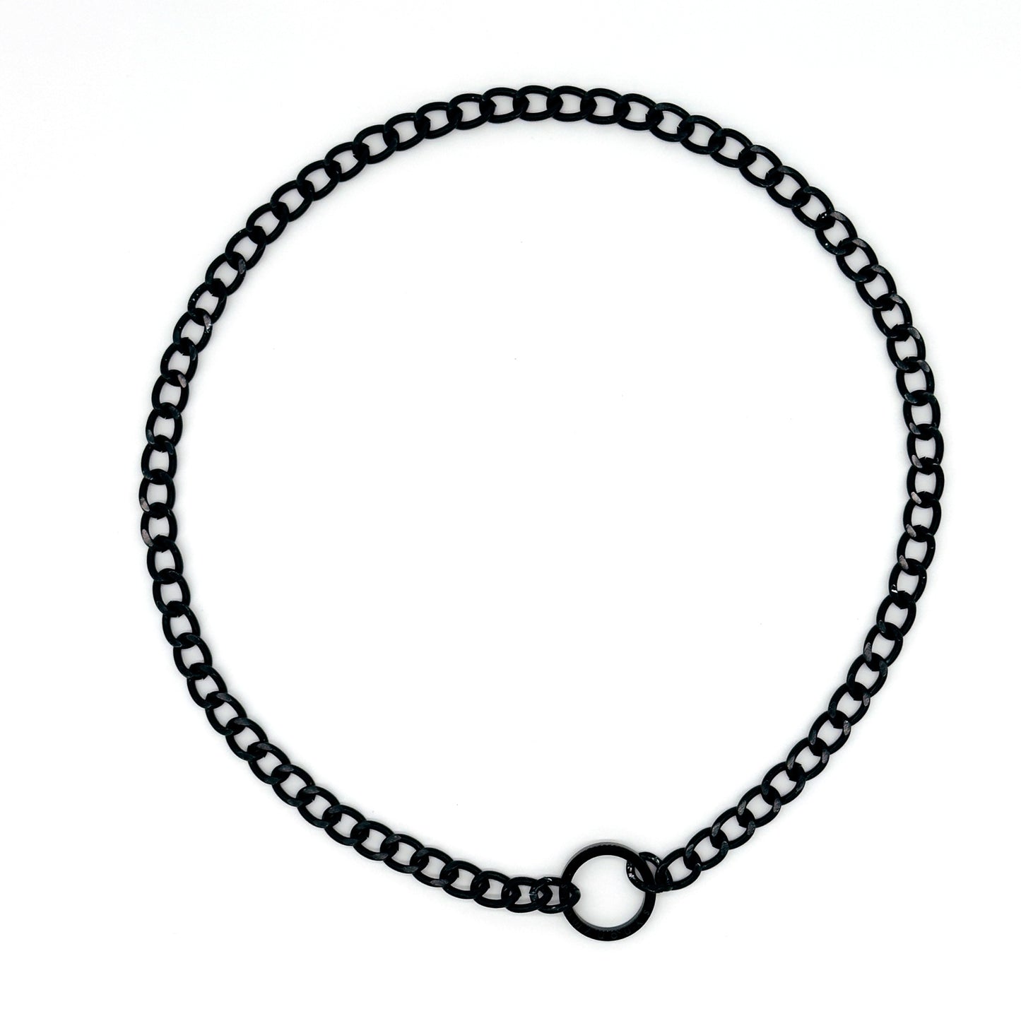 adam - long necklace (black)