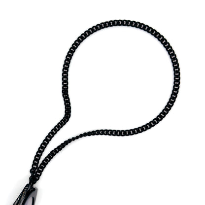 edie - long necklace (black)