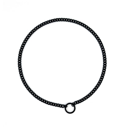 edie - long necklace (black)