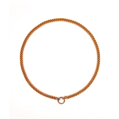 edie - long necklace (rose gold)