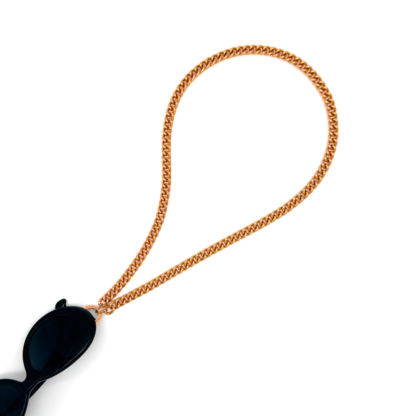 edie - long necklace (rose gold)