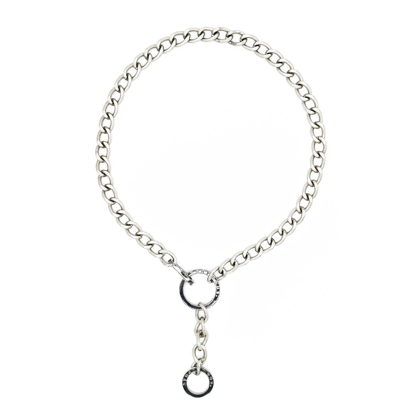 adam - fob necklace (silver)