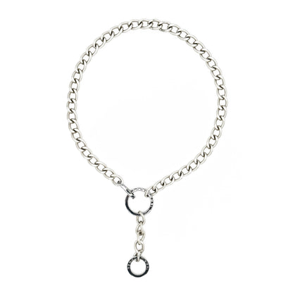 adam - fob necklace (silver)